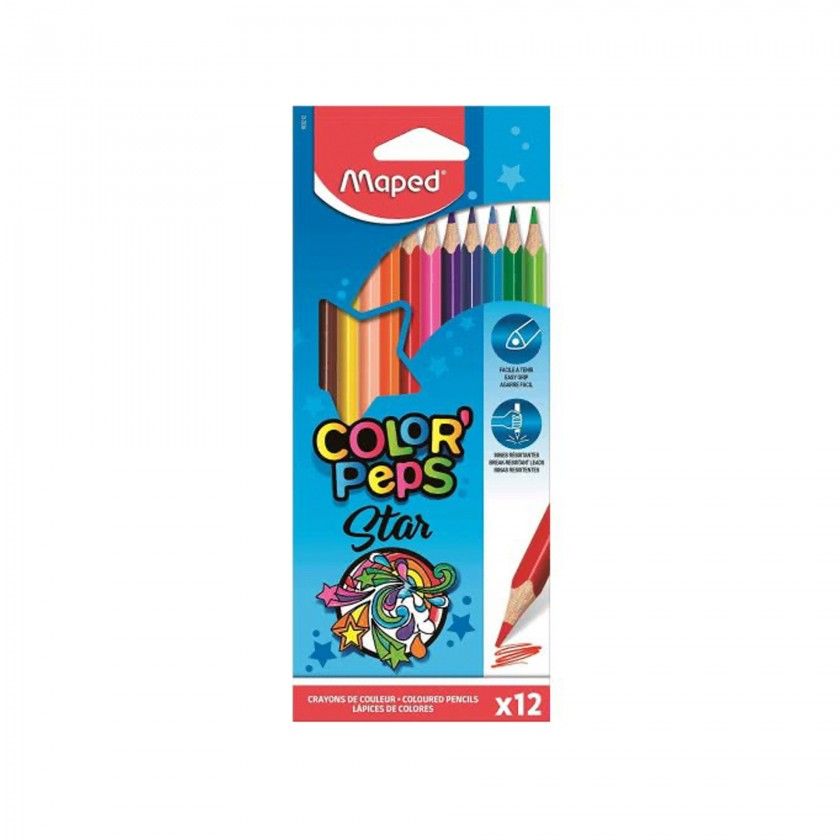 MAPED - Color Peps - Star 12 Un