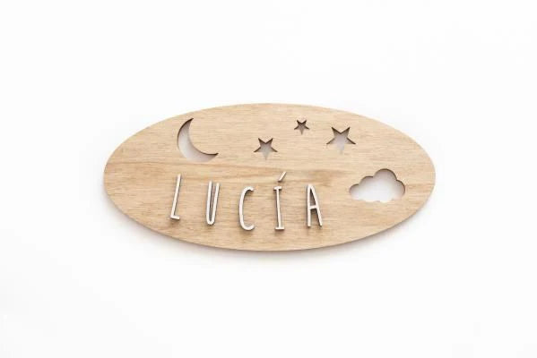 VINTIUN - Placa Decorativa Personalizada - Noite