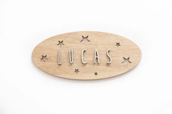 VINTIUN - Placa Decorativa Personalizada - Estrelas