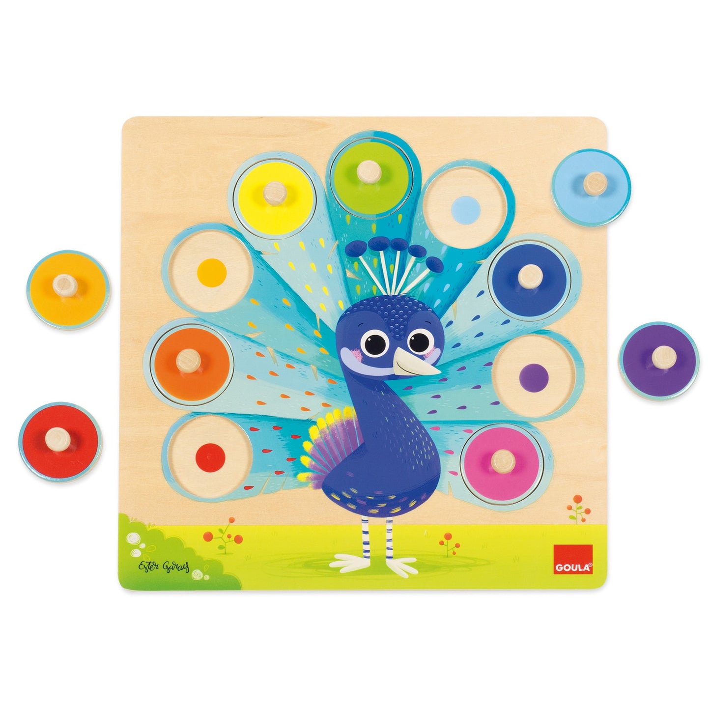 GOULA - Puzzle de Pavão