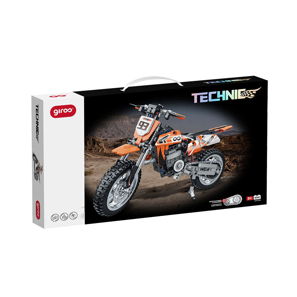 GIROS - Encaixes 8+ Technic Scrambling Motorcycle