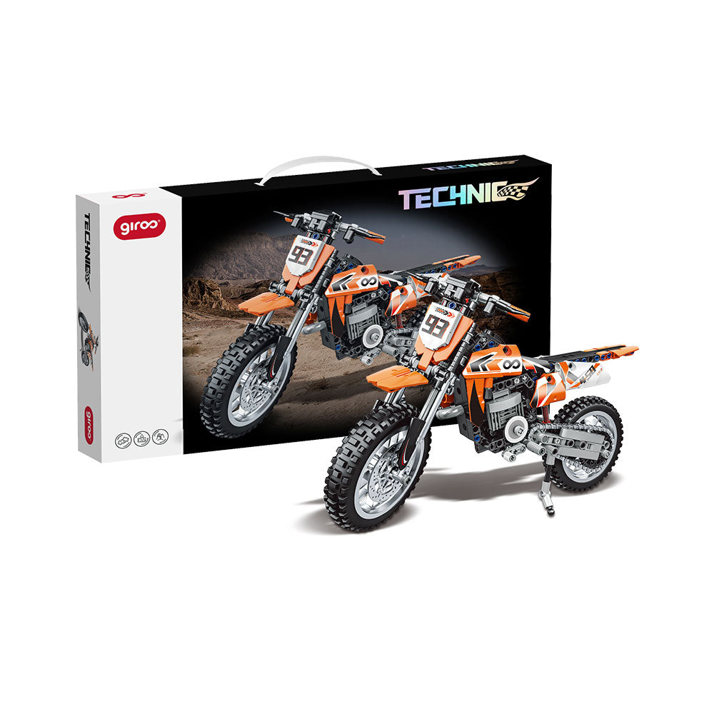 GIROS - Encaixes 8+ Technic Scrambling Motorcycle