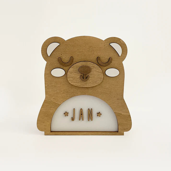 VINTIUN - Candeeiro de Mesa de Urso Personalizado
