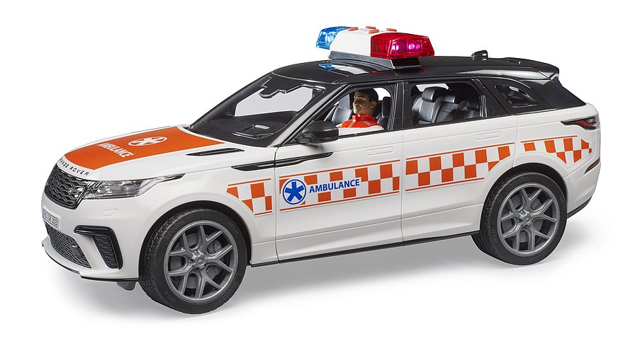 BRUDER - Range Rover Velar Veículo Médico de Emergência com Motorista